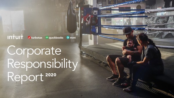 Intuit's 2020 Corporate Responsibility Report Cover Image