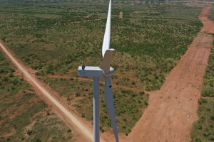 Mesquite Star Wind Farm in Fisher County, Texas.