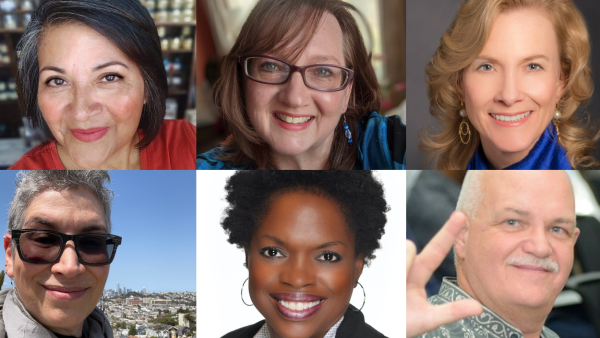 A grid of six headshots of smiling employees over the age of 50.